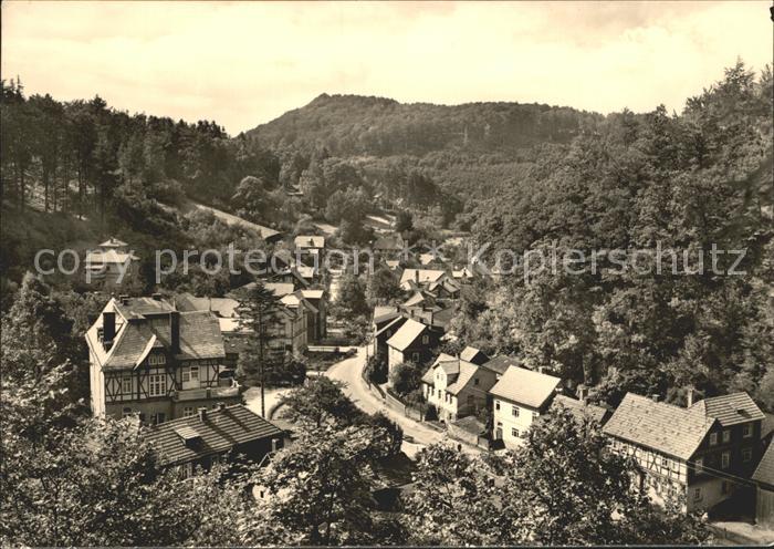 Thal Ruhla Blick vom Tempelchen Luftkurort