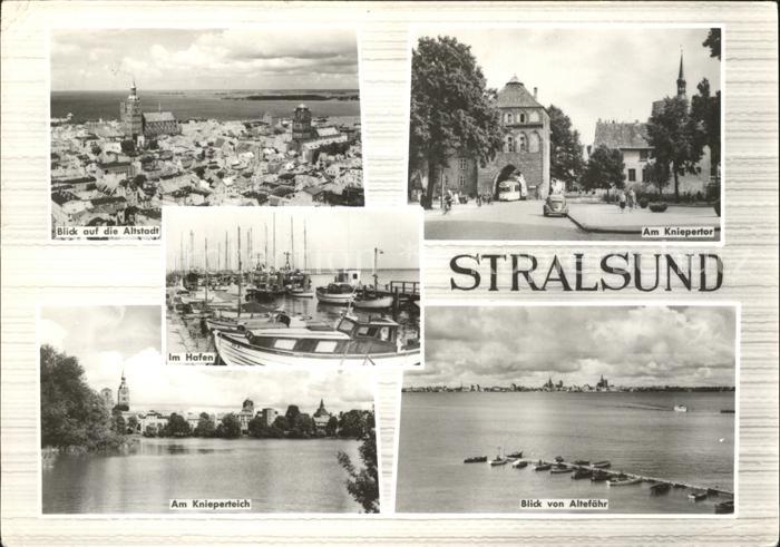 Stralsund Mecklenburg Vorpommern Altstadt Kniepertor Knieperteich Altefaehr Hafe