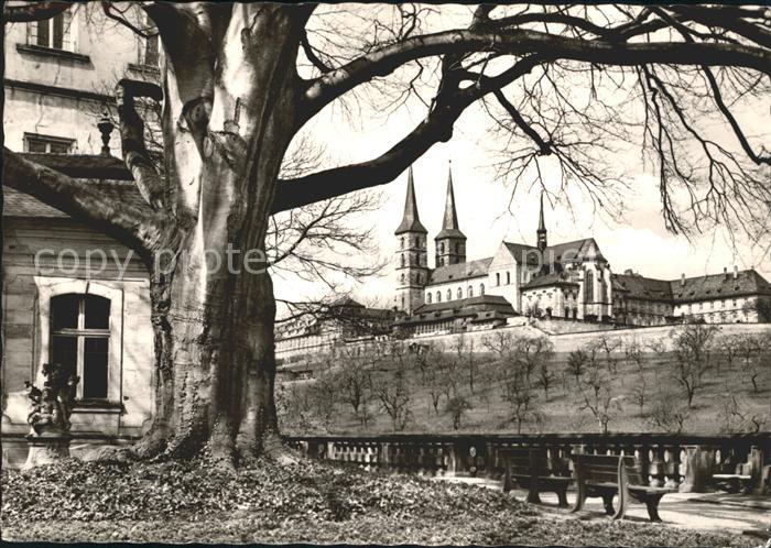 Bamberg St Michaelskirche vom Rosengarten