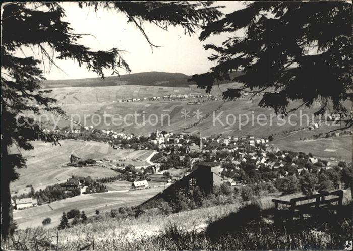 Oberwiesenthal Erzgebirge Gesamtansicht Kurort