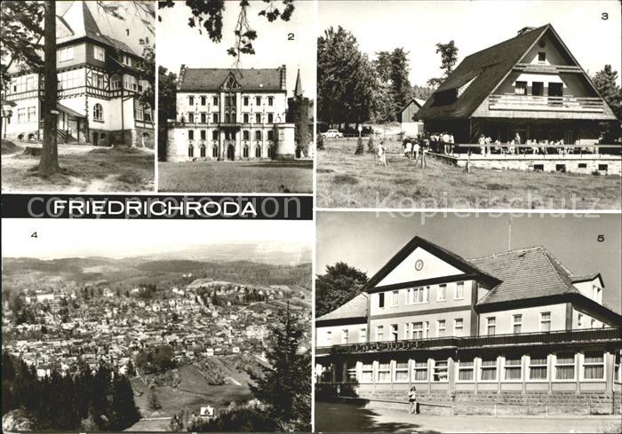 Friedrichroda FDGB Erholungsheim Schloss Reinhardsbrunn HO Gaststaette Koernberg