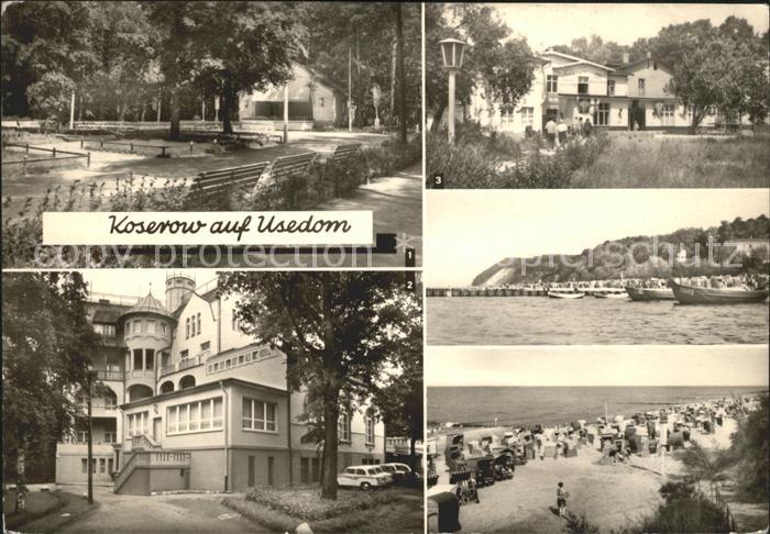 Koserow Ostseebad Usedom Kurplatz FDGB Erholungsheim Walter Ulbricht Speisegasts