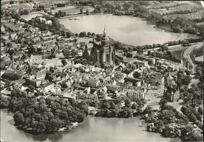 Stralsund Mecklenburg Vorpommern Fliegeraufnahme Luftbildkalender 1979