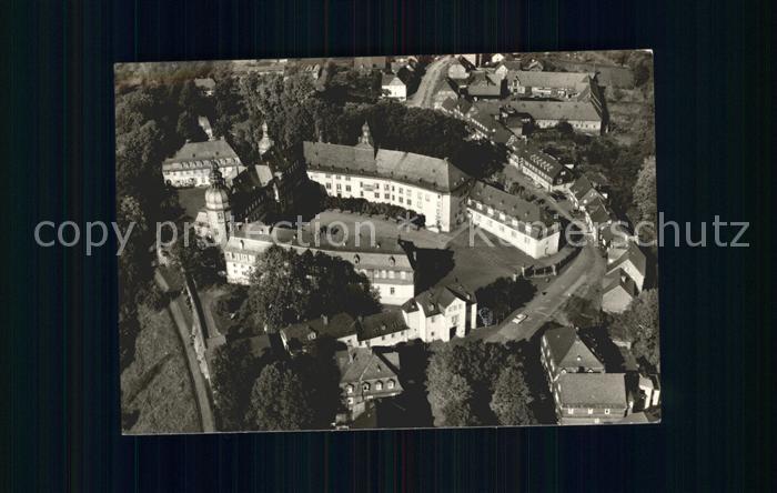 Bad Berleburg Fuerstliches Schloss Kneipp Heilbad Fliegeraufnahme