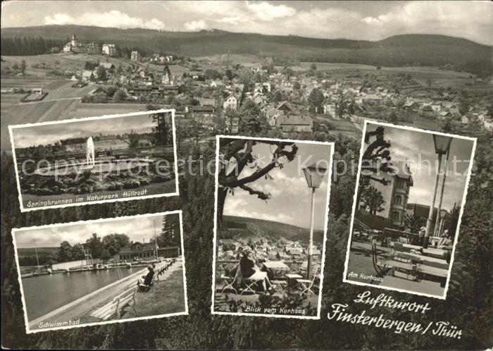 Finsterbergen Springbrunnen Naturpark Schwimmbad Kurhaus Luftkurort
