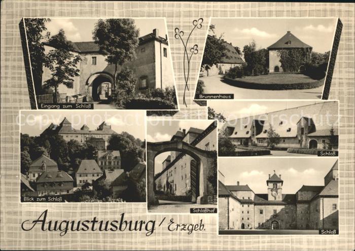 Augustusburg Schloss Schlosshof Brunnenhaus