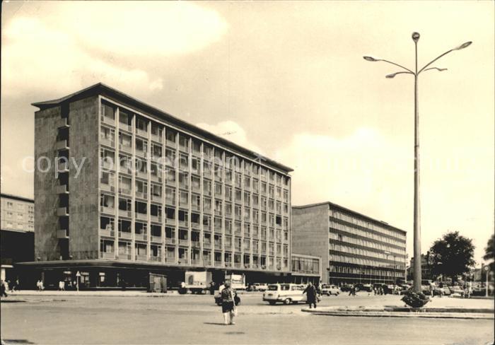Karl-Marx-Stadt CHEMNITZ Blick in die Brueckenstrasse