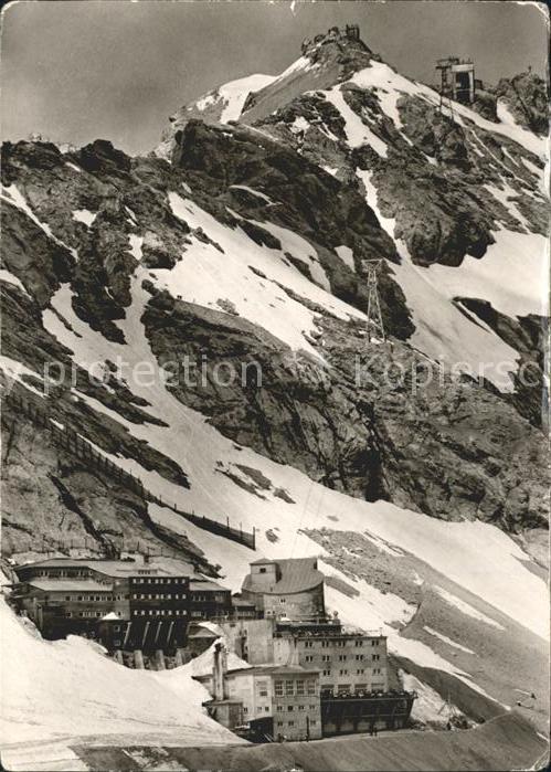 GARMISCH-PARTENKIRCHEN Bayern Bayerische Zugspitzbahn Berghotel Schneefernerhaus