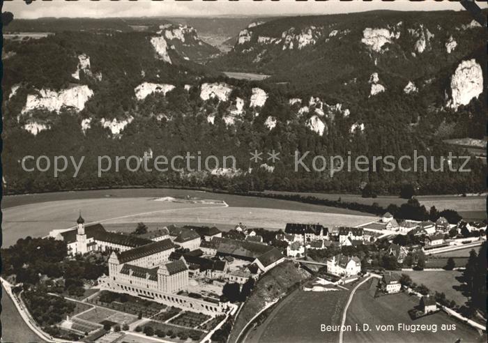 Beuron Donautal Benediktiner Abtei Fliegeraufnahme