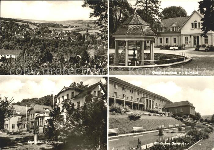 Bad Berka Panorama Goethebrunnen Kurhaus Sanatorium