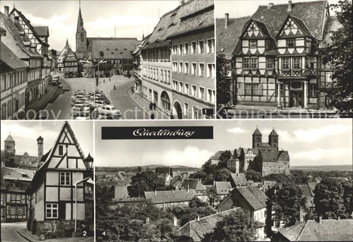 Quedlinburg Harz Markt Finkenherd Klopstockhaus Schlossmuseum Stiftskirche