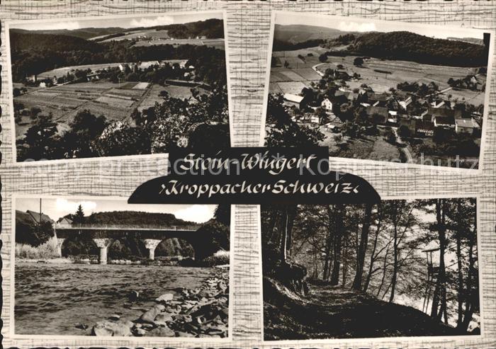 Stein-Wingert Panorama Kroppacher Schweiz Waldweg Bruecke