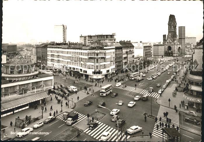 BERLIN  CITY Kurfuerstendamm Gedaechtniskirche