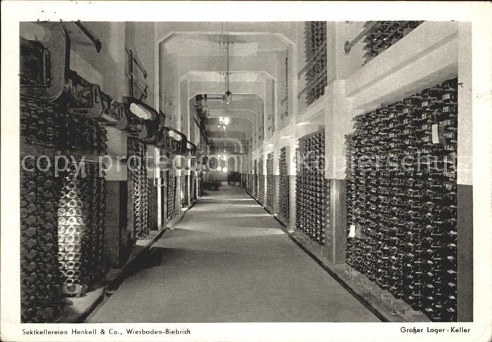 Biebrich Wiesbaden Sektkellereien Henkell & Co Lagerkeller