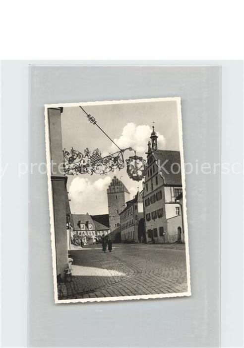 Dinkelsbuehl Am Greifen Rothenburger Tor