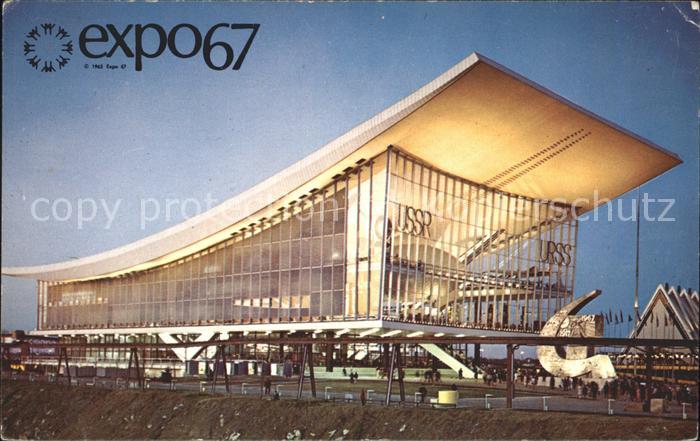 Expositions Expo67 Montreal Canada Pavillon de l'Union Sovietique