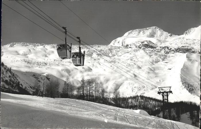Seilbahn Saas-Fee Spielboden Alphubel