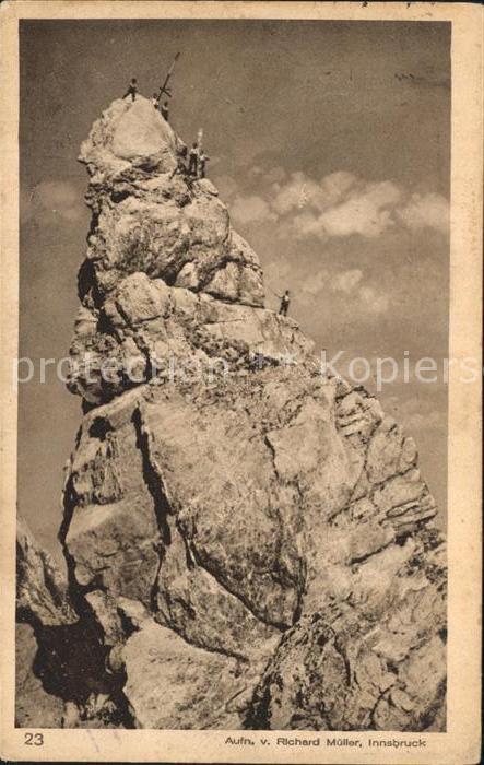 Bergsteigen Klettern Innsbruck Frau-Hitt-Spitze