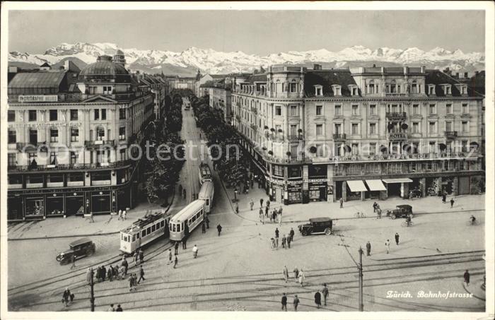 Strassenbahn Zuerich Bahnhofstrasse
