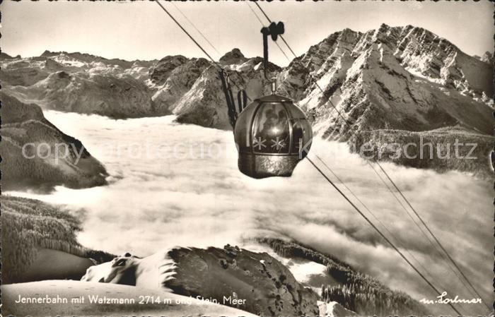 Seilbahn Jenner Watzmann Steinernes Meer Koenigssee