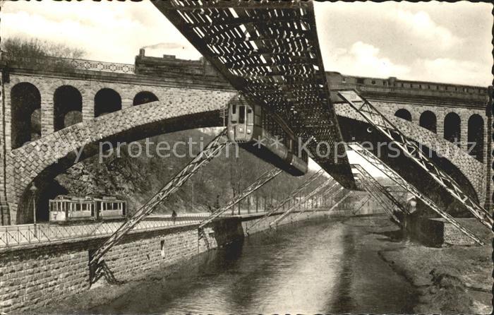 Schwebebahn Wuppertal-Elberfeld Sonnborner Bruecke