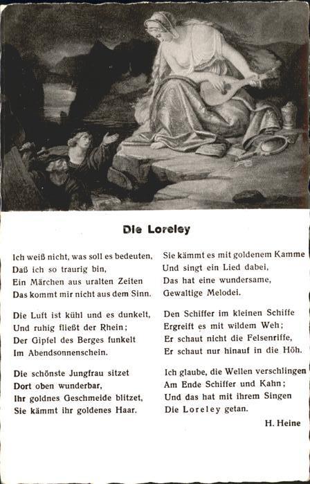 Heine Heinrich Die Loreley
