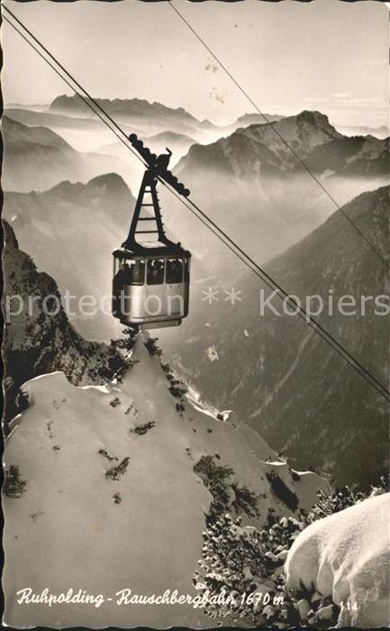 Seilbahn Ruhpolding-Rauschbergbahn