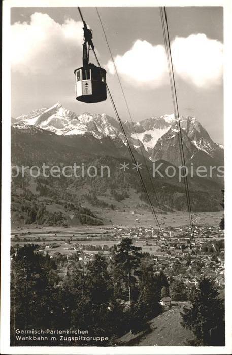 Seilbahn Wankbahn Zugspitzgruppe Garmisch-Partenkirchen