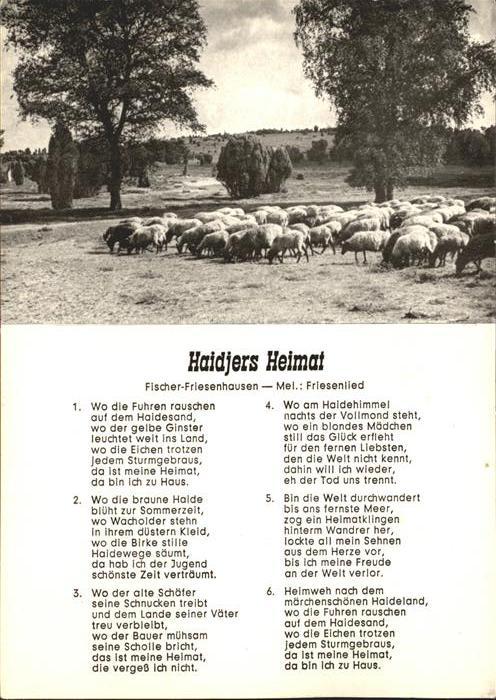 Liederkarte Haidjers Heimat