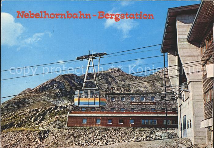 Seilbahn Nebelhorn Bergstation Oberstdorf