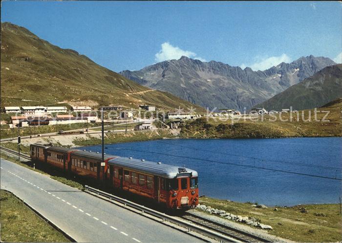 Eisenbahn Furka-Oberalp-Bahn Oberalp-Passhoehe