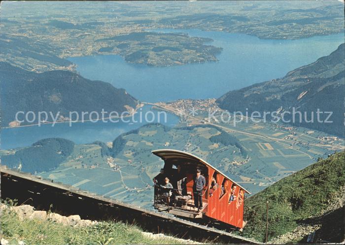 Zahnradbahn Stanserhornbahn Vierwaldstaettersee Luzern
