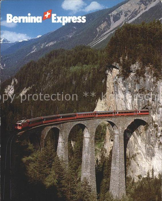 Viadukte Viaduc Landwasser Filisur Bernina-Express