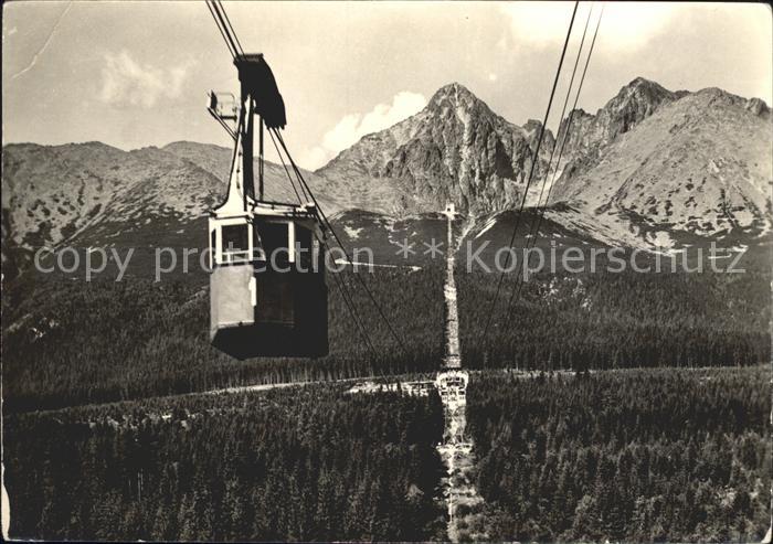 Seilbahn Vysoke Tatry Lomnicky stit Skalnateho