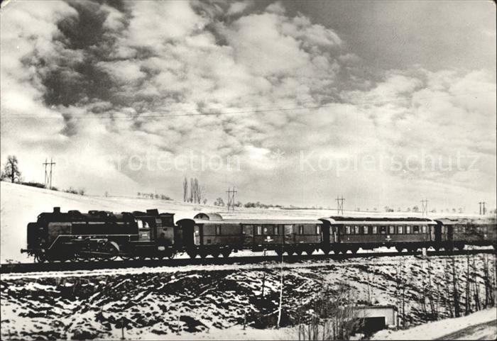 Eisenbahn Dampflokomotive Baureihe 62 Gera-Kaimbe