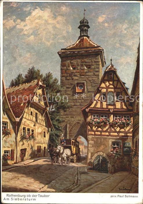 Sollmann Paul Rothenburg ob der Tauber Am Siebersturm