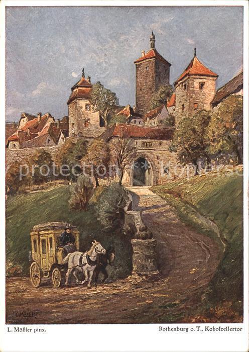 Moessler L. Rothenburg ob der Tauber Kobolzellertor