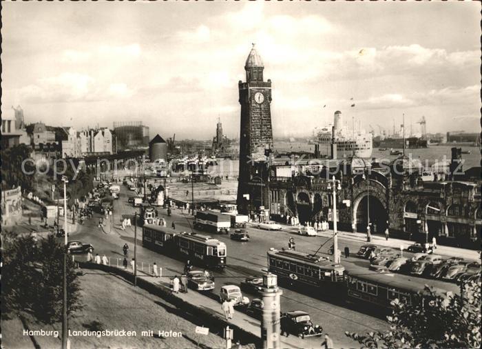 Strassenbahn Hamburg Landungsbruecken Hafen