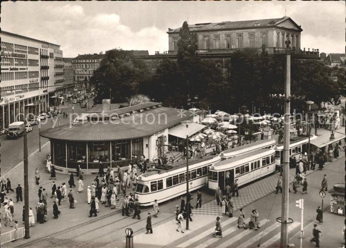 Strassenbahn Hannover Cafe am Kroepcke Opernhaus