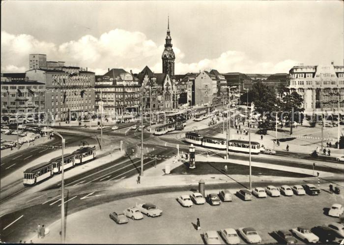 Strassenbahn Leipzig Friedrich-Engels-Platz