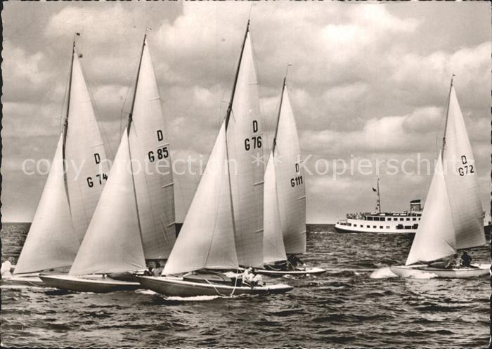 Segeln Segel-Regatta Kiel Bahnpost