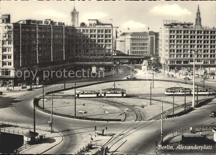 Strassenbahn Berlin Alexanderplatz