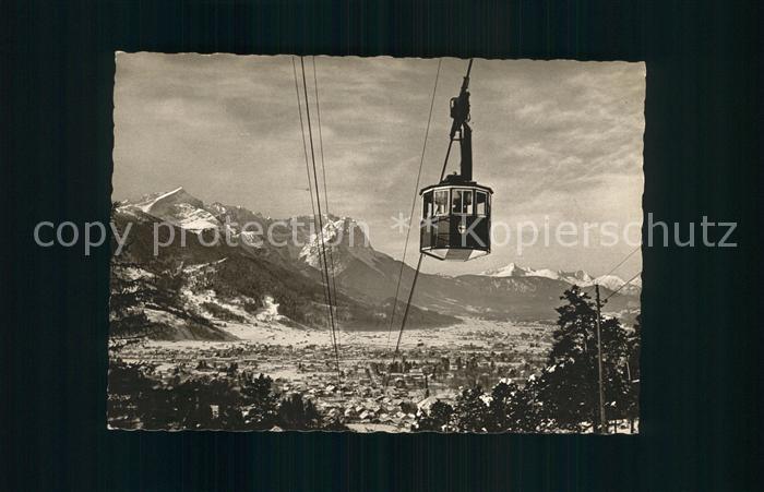 Seilbahn Wankbahn Garmisch-Partenkirchen Zugspitzgruppe