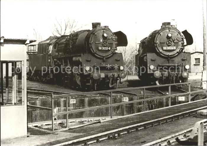 Lokomotive Dampflokomotiven Baureihe 58.30 Bahnbetriebswerk Glauchau