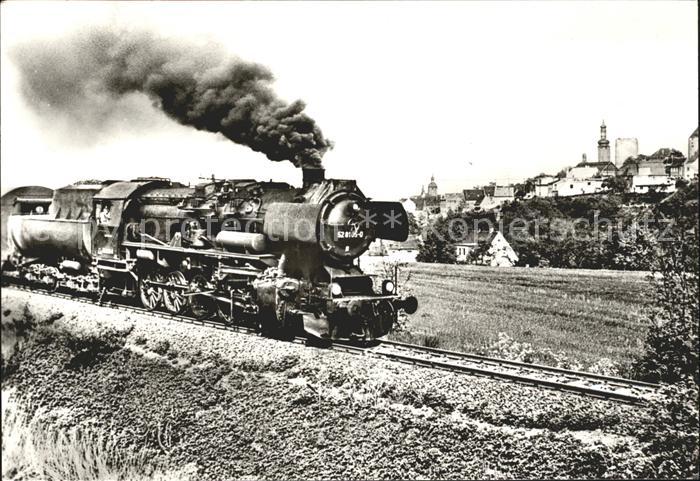 Lokomotive Dampflokomotive Baureihe 52.80 Ausfahrt Querfurt-West
