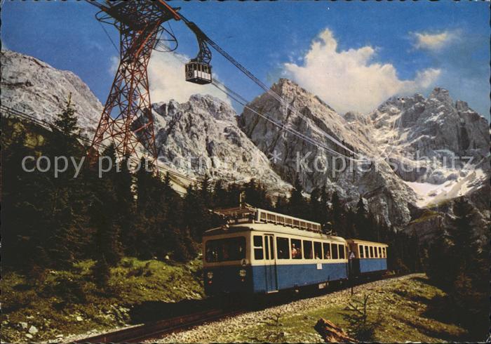 Zahnradbahn Bayerische Zugspitzbahn Seilbahn Zugspi