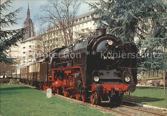 Lokomotive Dampf-Schnellzuglokomotive 01 118 Mainanlagen
