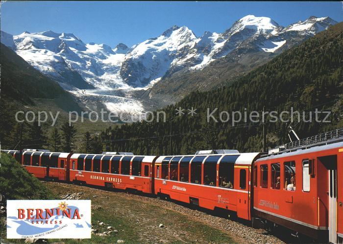 Eisenbahn Bernina-Express Morteratschgletschher Bellavista