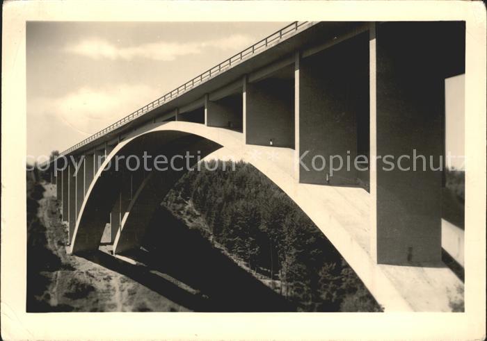 Bruecken Bauwerke Teufelstalbruecke Autobahn Dresden-Eisenach