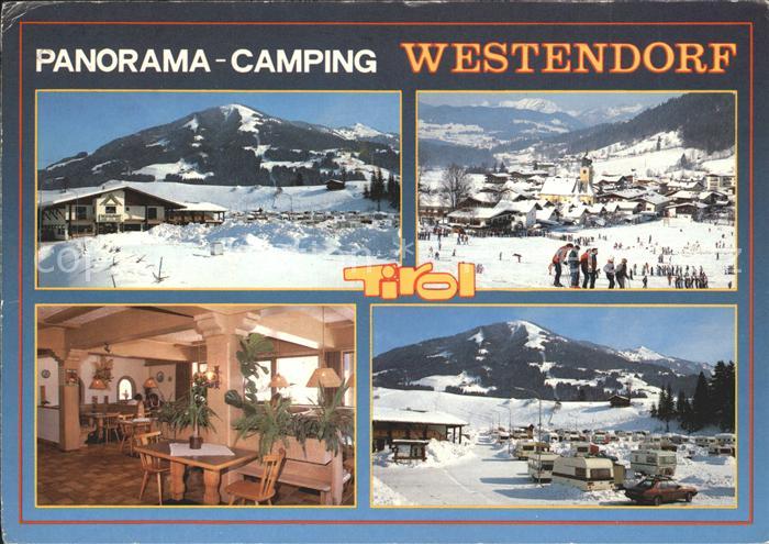Westendorf Tirol Panorama Camping Teilansichten Gaststube